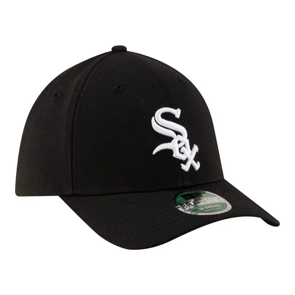 Adult Chicago White Sox New Era Black Player Replica 39THIRTY M-Crown Flex Hat - Men's - Image 3