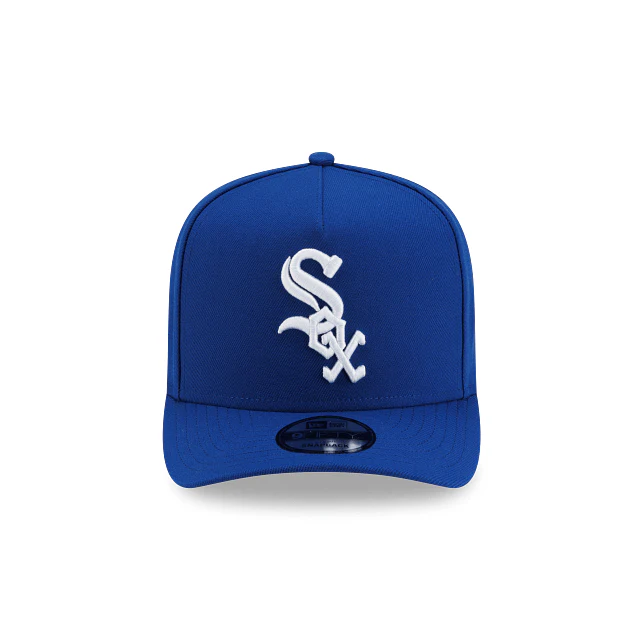 Adult Chicago White Sox New Era Blue/ White Poly A-Frame 9FIFTY Adjustable Snapback Hat - Men's - Image 2