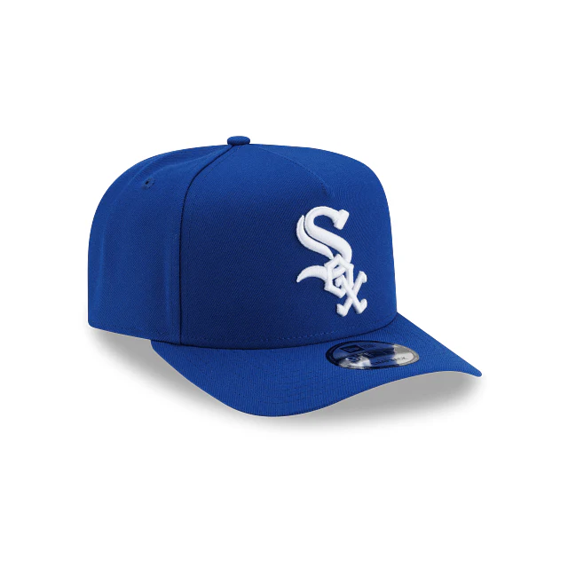 Adult Chicago White Sox New Era Blue/ White Poly A-Frame 9FIFTY Adjustable Snapback Hat - Men's - Image 3