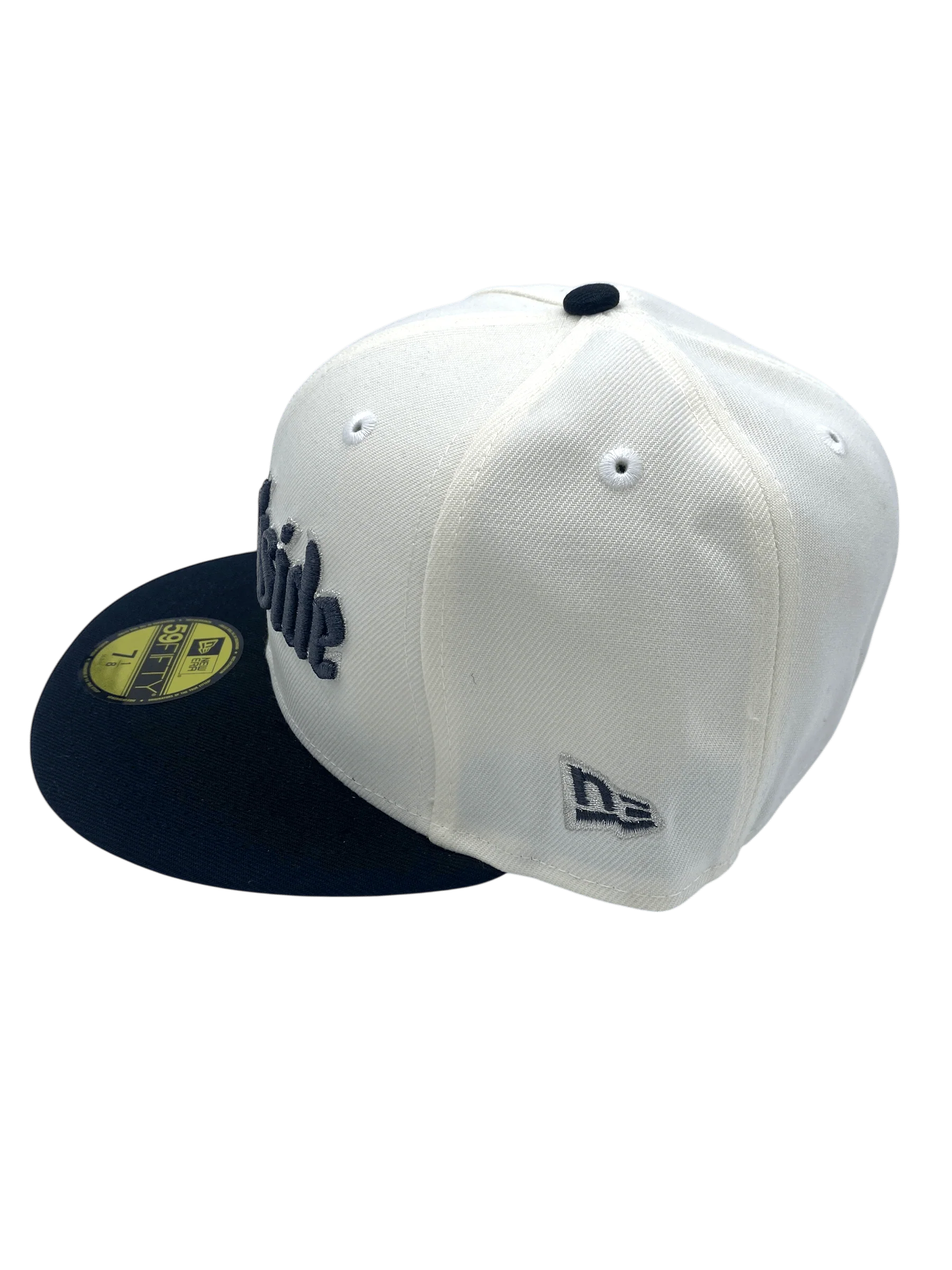 Adult Chicago White Sox New Era Chrome Plain Jane Southside Custom 59FIFTY Fitted Hat - Men's - Image 5