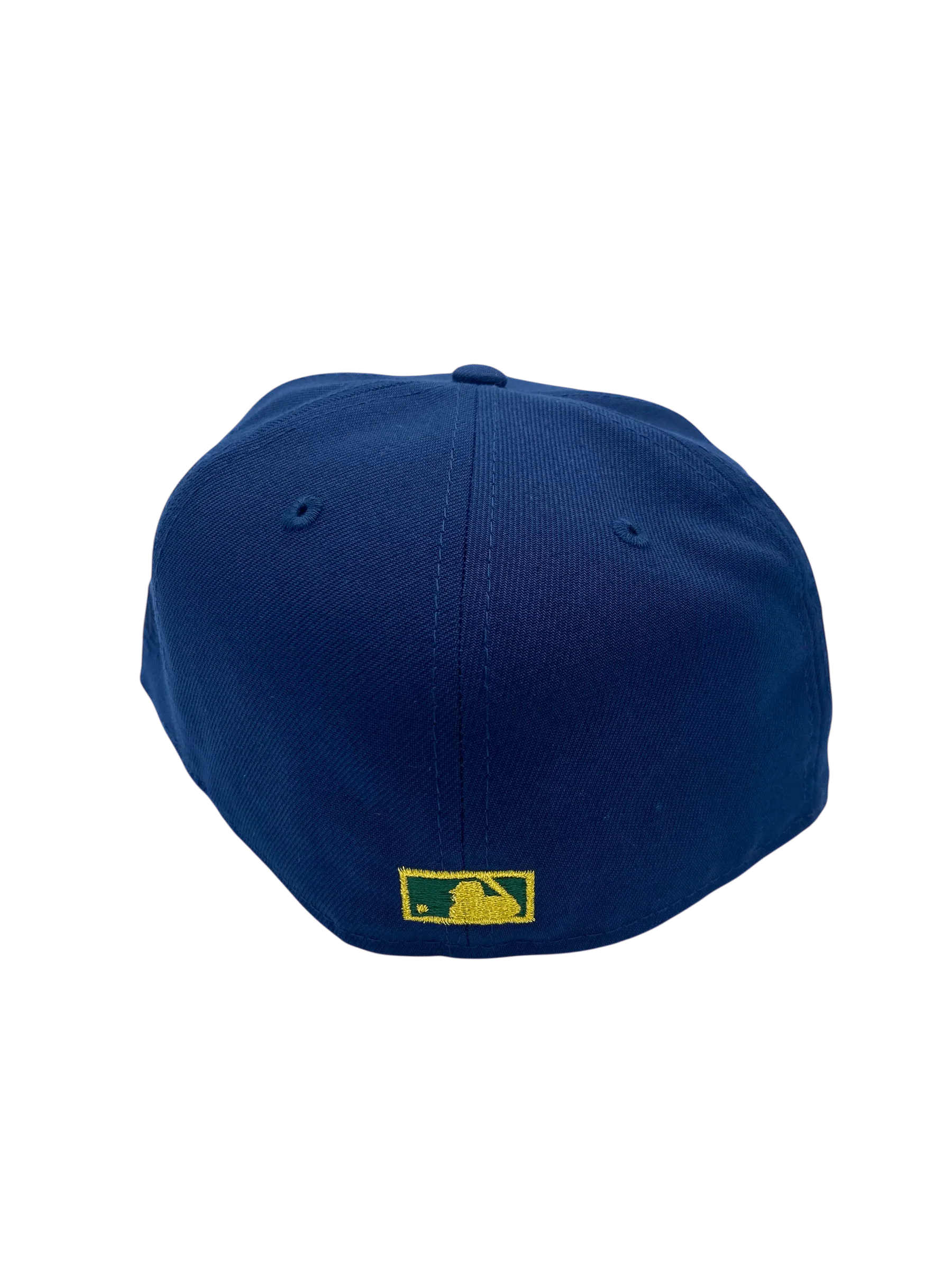 Adult Cincinnati Reds New Era Navy/Green Red Stock Side Patch 59FIFTY Fitted Hat - Men's - Image 7