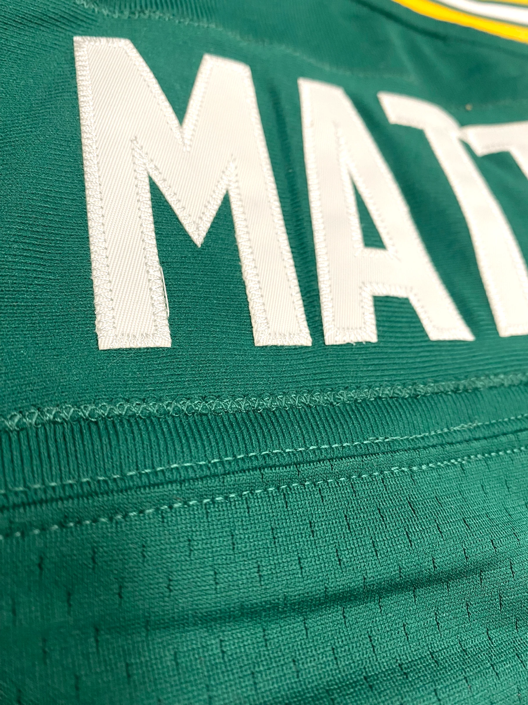 Adult Clay Matthews Green Bay Packers Mitchell & Ness 2010 NFL Green Throwback Jersey - Men's - Image 7