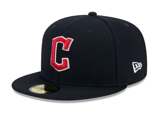 Adult Cleveland Guardians New Era Navy 2025 MLB Alternate Clubhouse 59FIFTY Fitted Hat - Men's