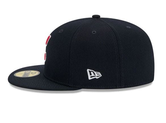 Adult Cleveland Guardians New Era Navy 2025 MLB Alternate Clubhouse 59FIFTY Fitted Hat - Men's - Image 7