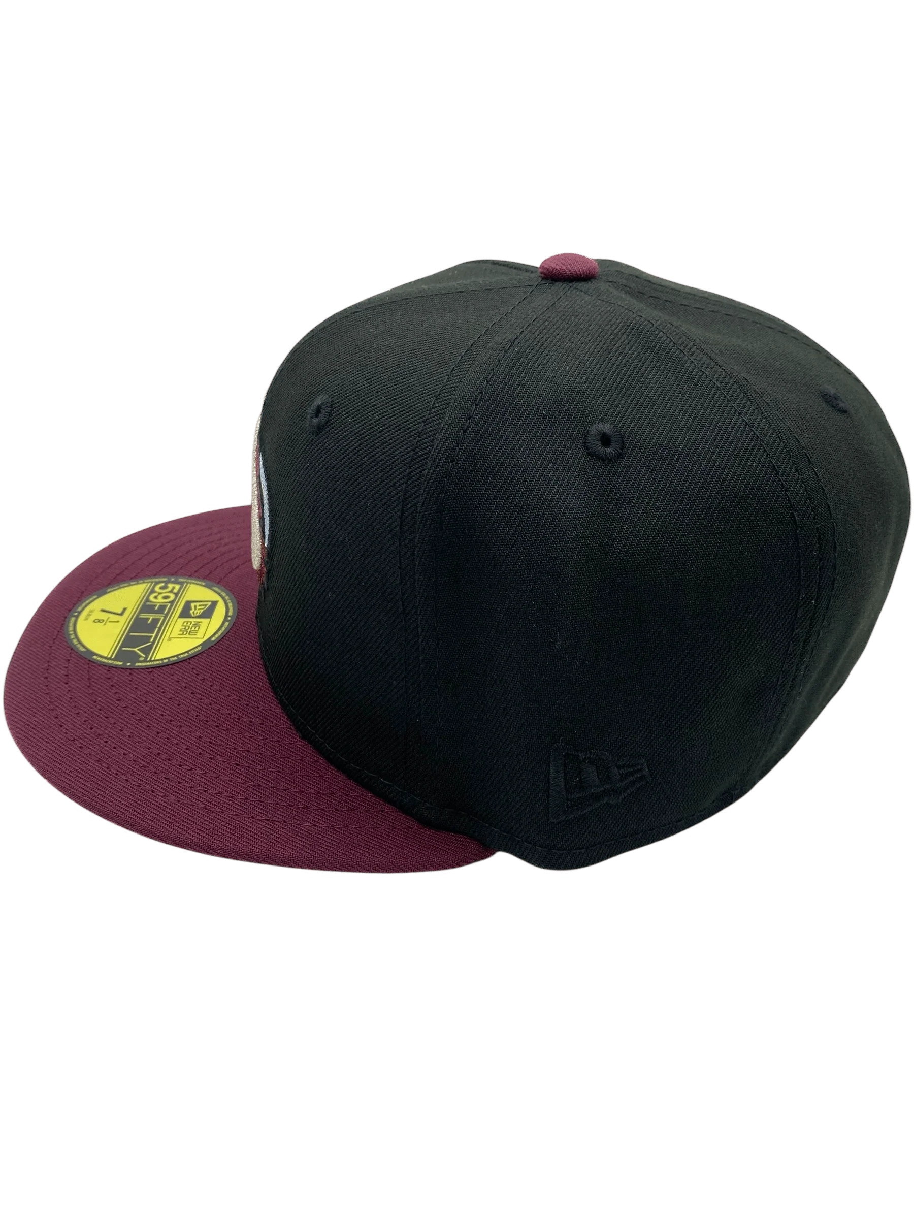 Adult Colorado Avalanche New Era Black Yeti Foot Custom Side Patch 59FIFTY Fitted Hat - Men's - Image 6