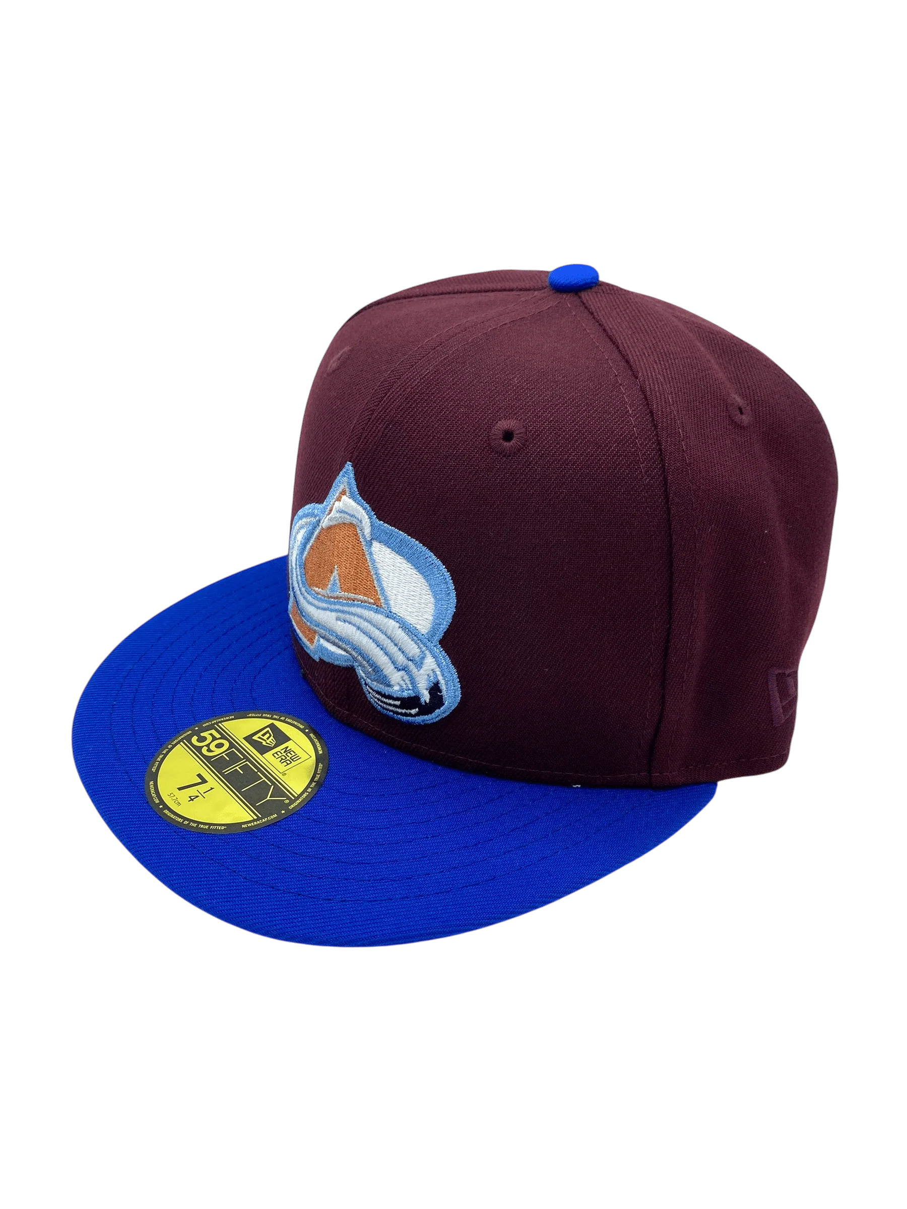 Adult Colorado Avalanche New Era Maroon Classic Custom Side Patch 59FIFTY Fitted Hat - Men's - Image 5