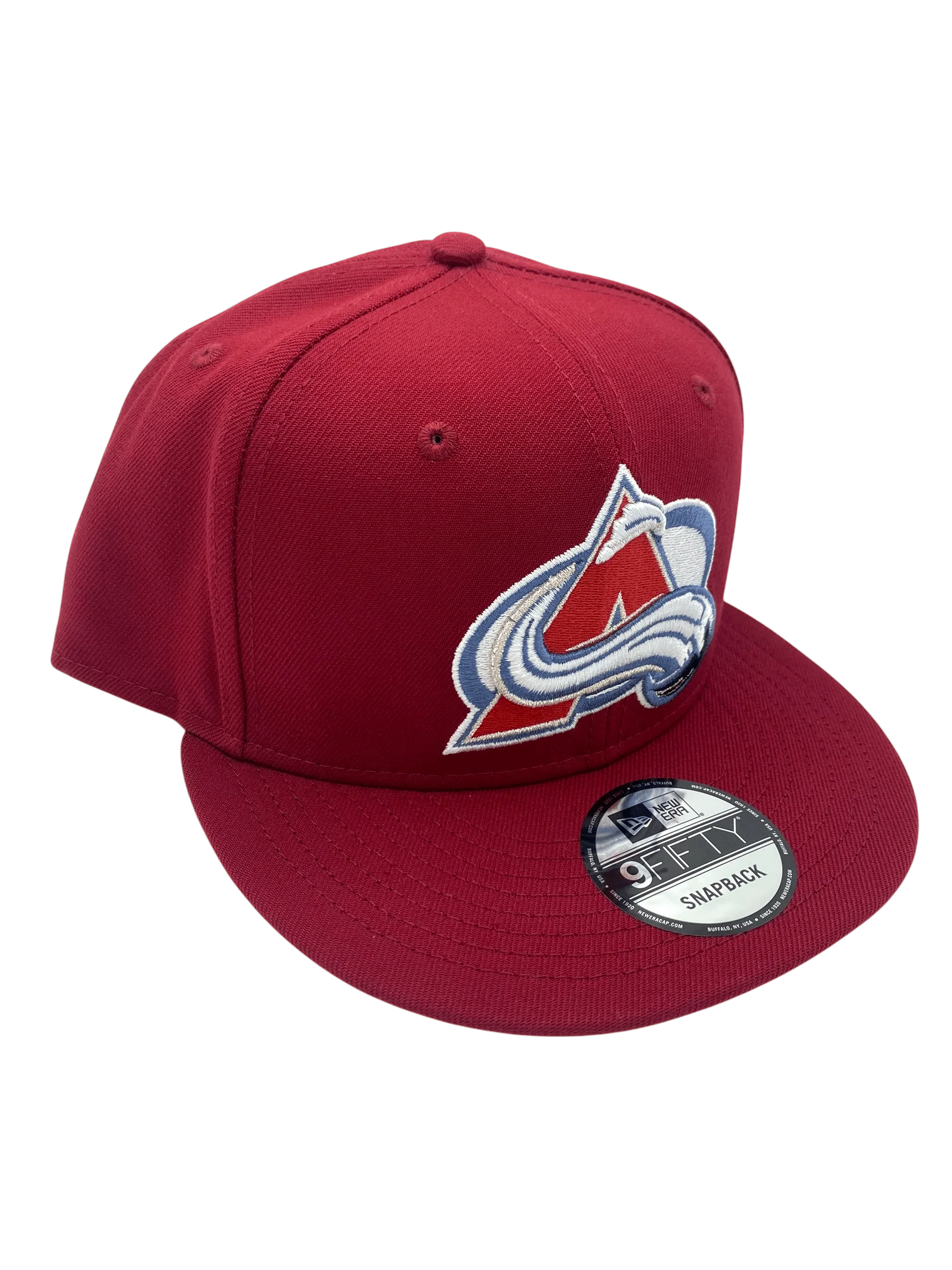 Adult Colorado Avalanche New Era Maroon NHL 9FIFTY Snapback Hat - Men's - Image 5