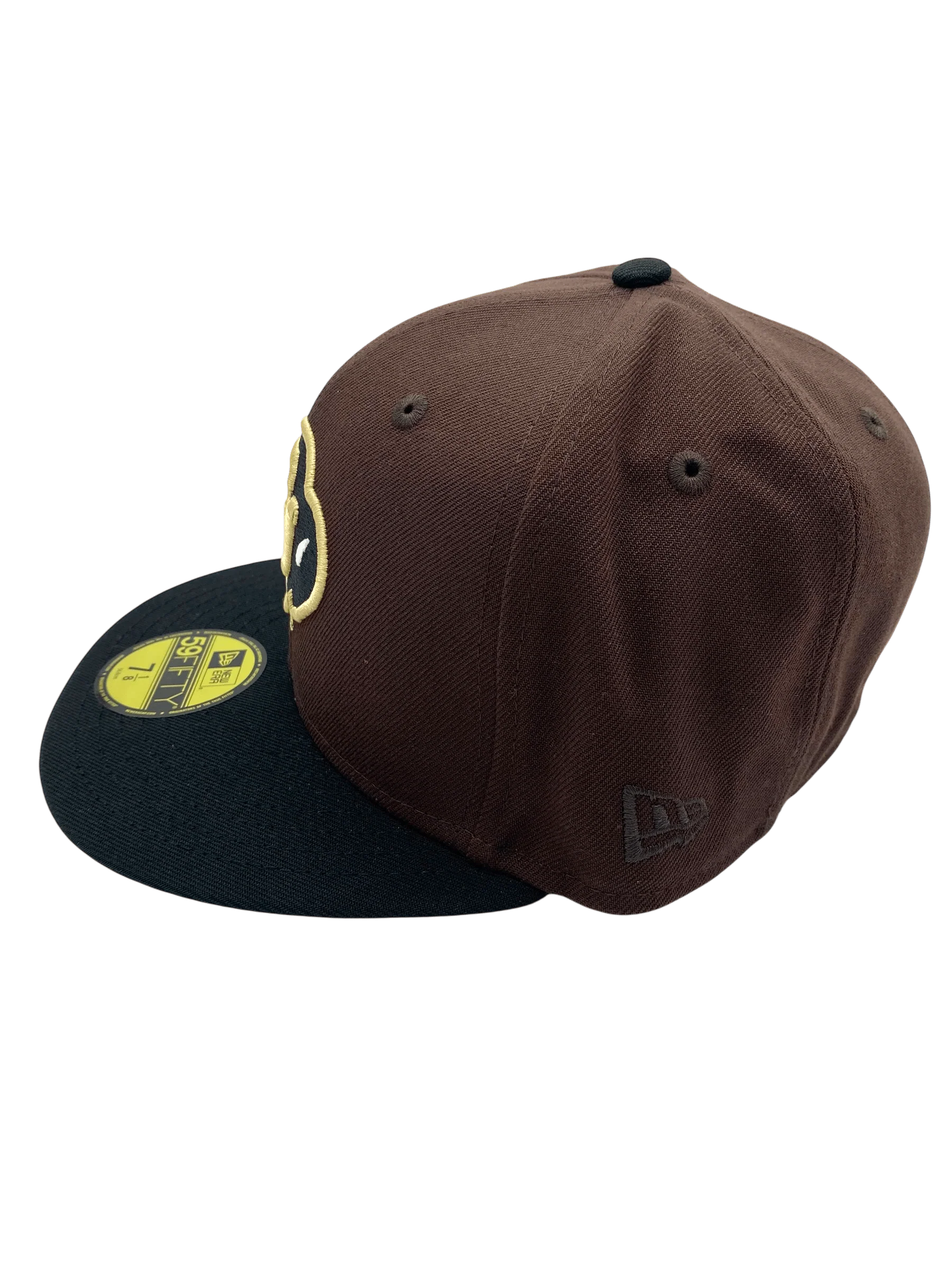 Adult Colorado Buffaloes New Era Brown/Black Custom Side Patch 59FIFTY Fitted Hat - Men's - Image 6