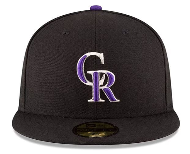 Adult Colorado Rockies New Era Black Authentic Collection On-Field 59FIFTY Fitted Hat - Men's - Image 5