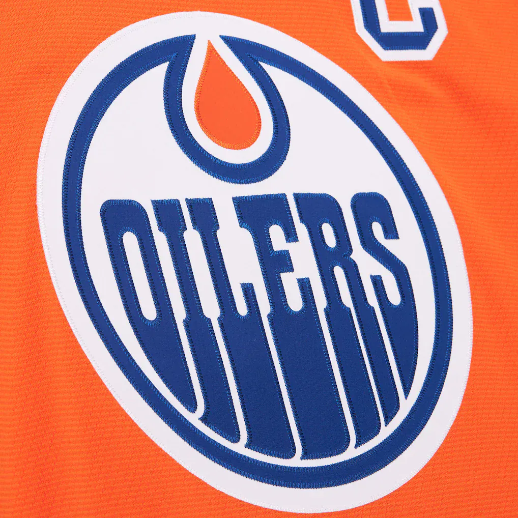 Connor McDavid Edmonton Oilers Mitchell & Ness Power Play Jersey - Orange - Men's - Image 4