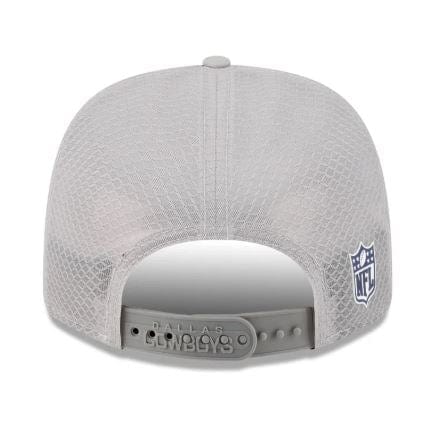 Adult Dallas Cowboys New Era Gray 2025 NFL Sideline 9SEVENTY Adjustable Trucker Hat - Men's - Image 2