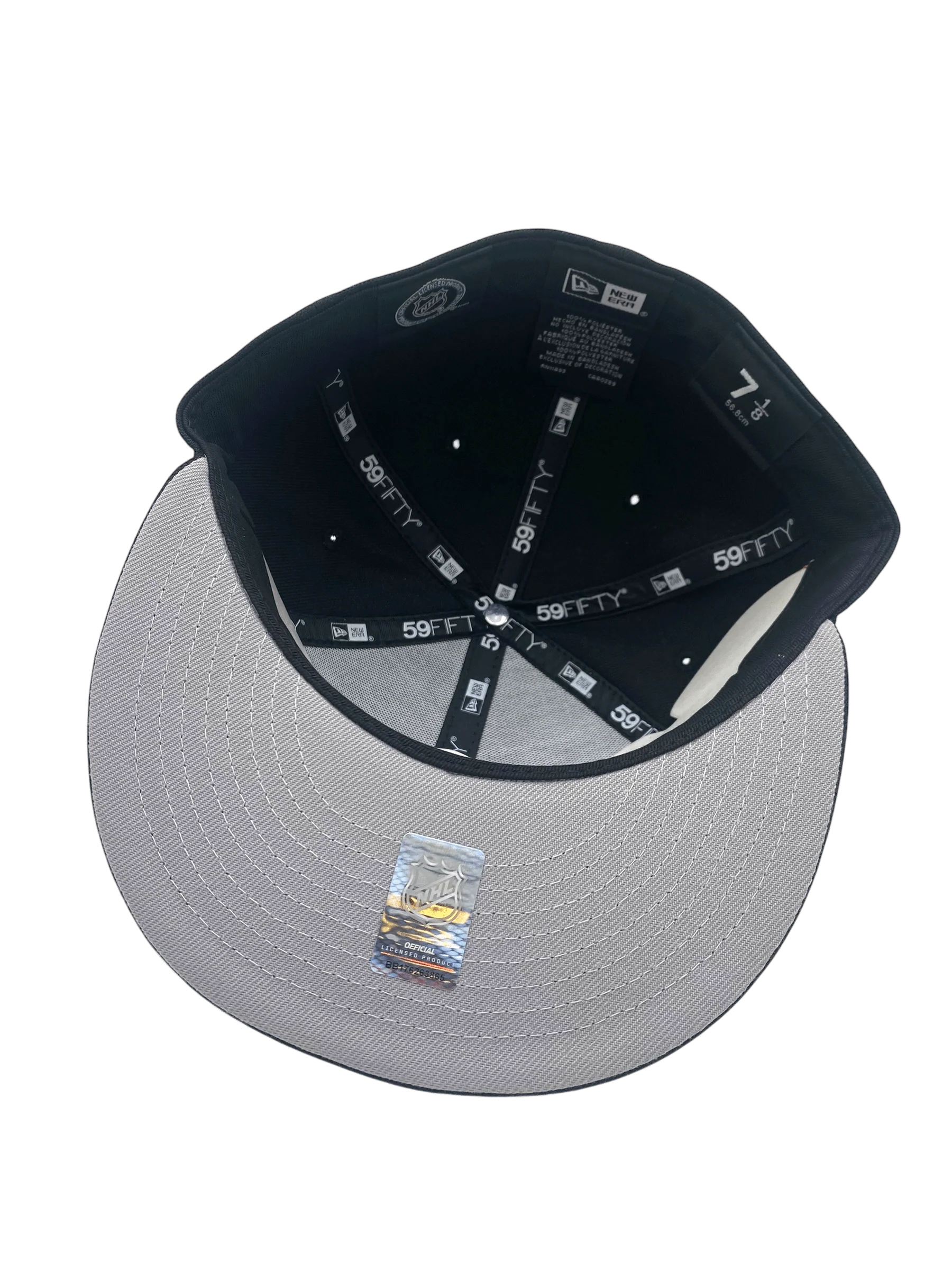 Adult Dallas Stars New Era Black Script Custom Side Patch 59FIFTY Fitted Hat - Men's - Image 3