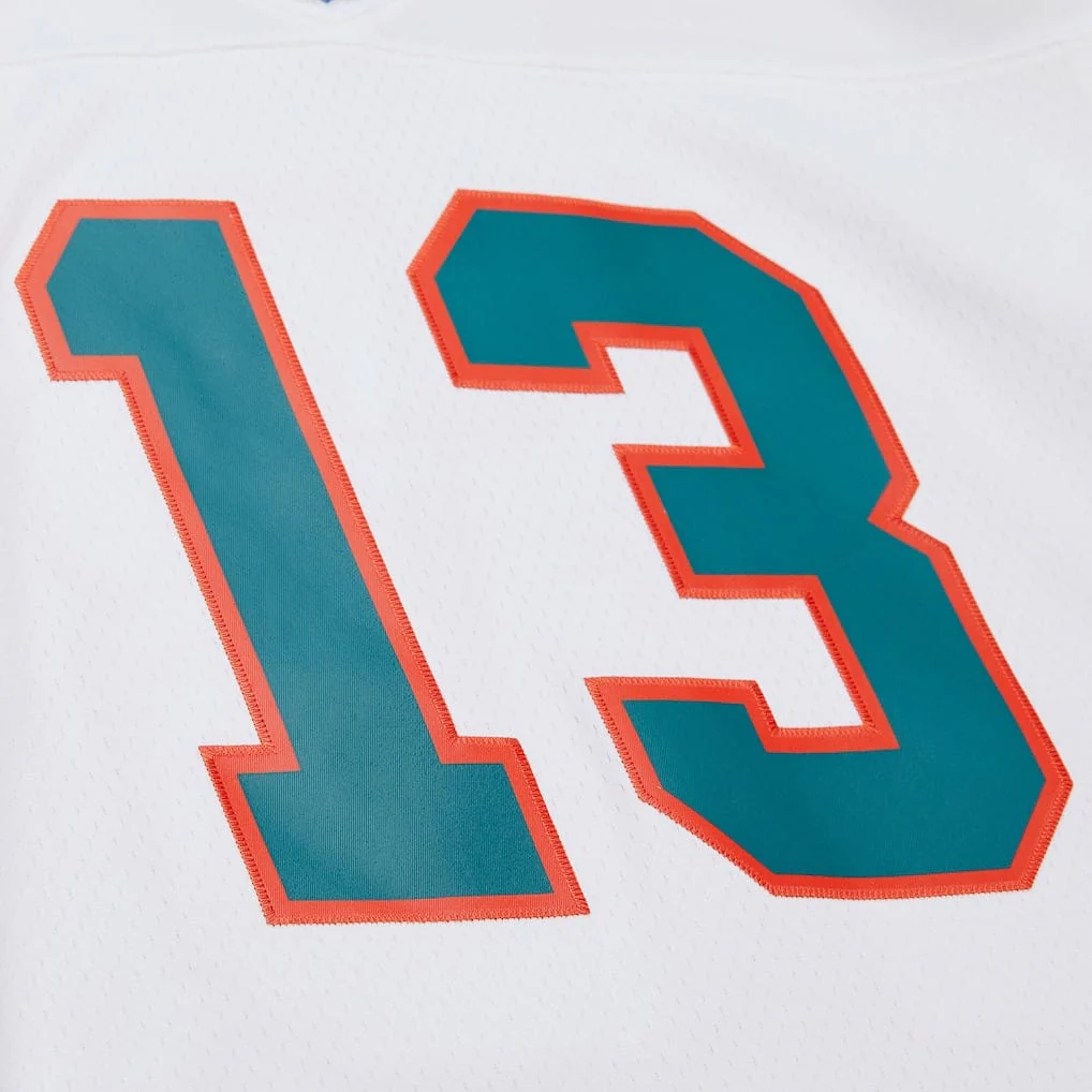 Adult Dan Marino Miami Dolphins Mitchell & Ness NFL 1994 White Throwback Jersey - Men's - Image 3