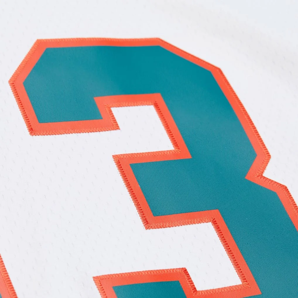 Adult Dan Marino Miami Dolphins Mitchell & Ness NFL 1994 White Throwback Jersey - Men's - Image 5
