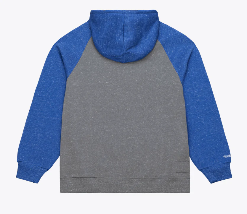Adult Denver Broncos Mitchell & Ness Gray Winning Streak Fleece Hooded Sweatshirt - Men's - Image 2
