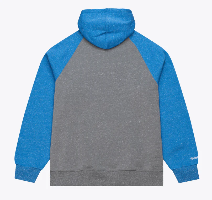 Adult Detroit Lions Mitchell & Ness Gray Winning Streak Fleece Hooded Sweatshirt - Men's - Image 2