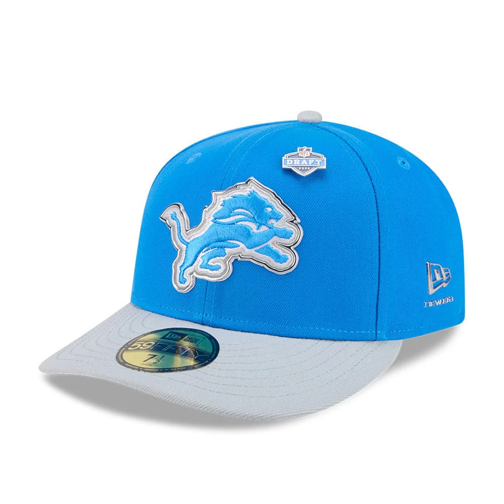 Adult Detroit Lions New Era Team Color 2026 NFL Draft 59FIFTY Fitted Hat - Men's