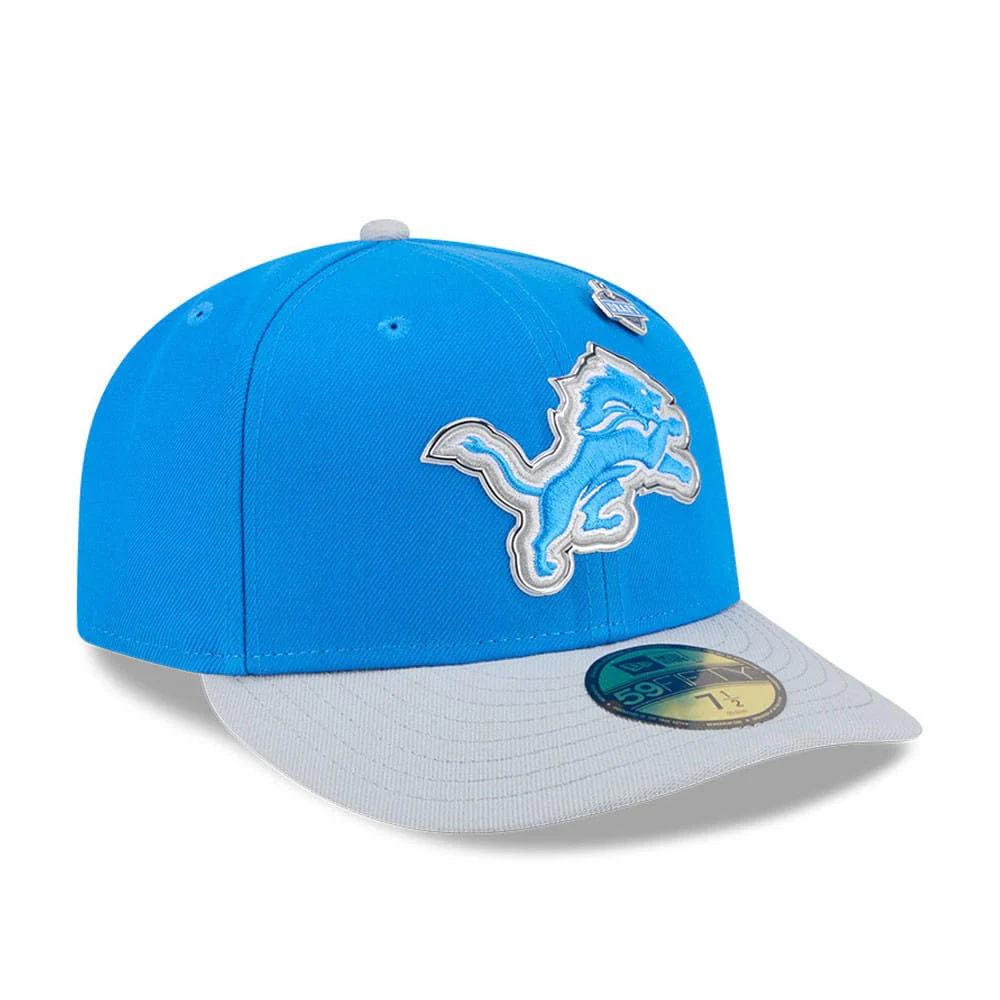 Adult Detroit Lions New Era Team Color 2026 NFL Draft 59FIFTY Fitted Hat - Men's - Image 2