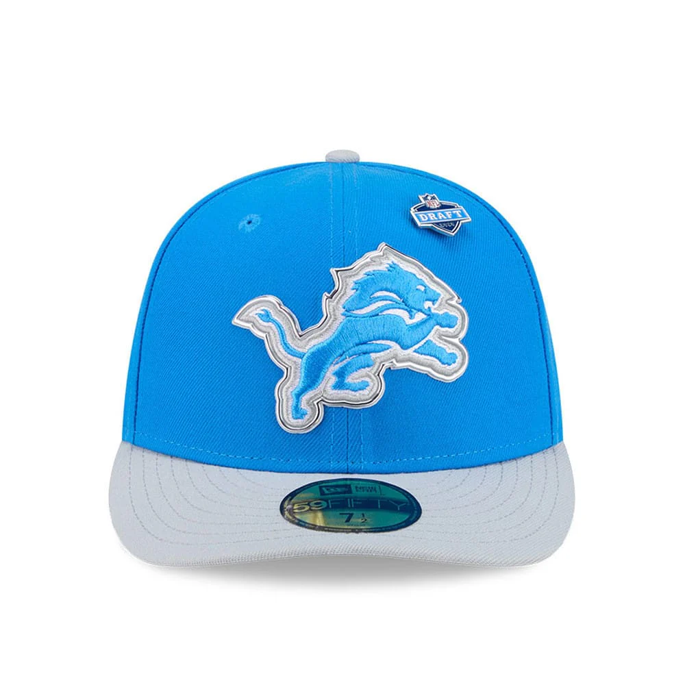 Adult Detroit Lions New Era Team Color 2026 NFL Draft 59FIFTY Fitted Hat - Men's - Image 3