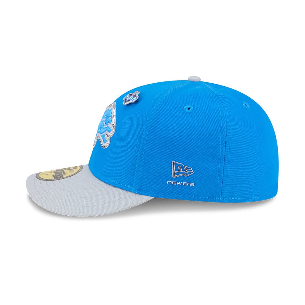 Adult Detroit Lions New Era Team Color 2026 NFL Draft 59FIFTY Fitted Hat - Men's - Image 5