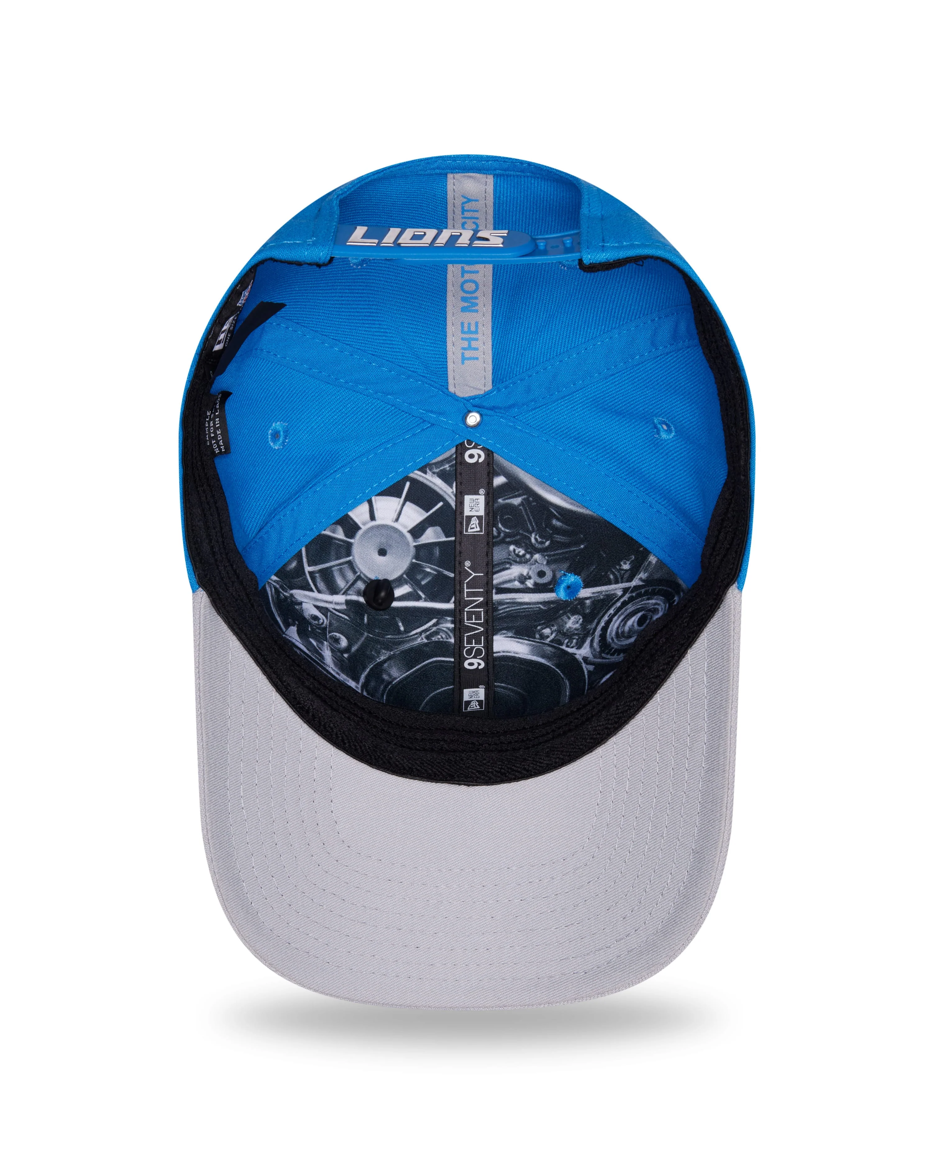 Adult Detroit Lions New Era Team Color 2026 NFL Draft 9SEVENTY Stretch Snap Adjustable Hat - Men's - Image 4