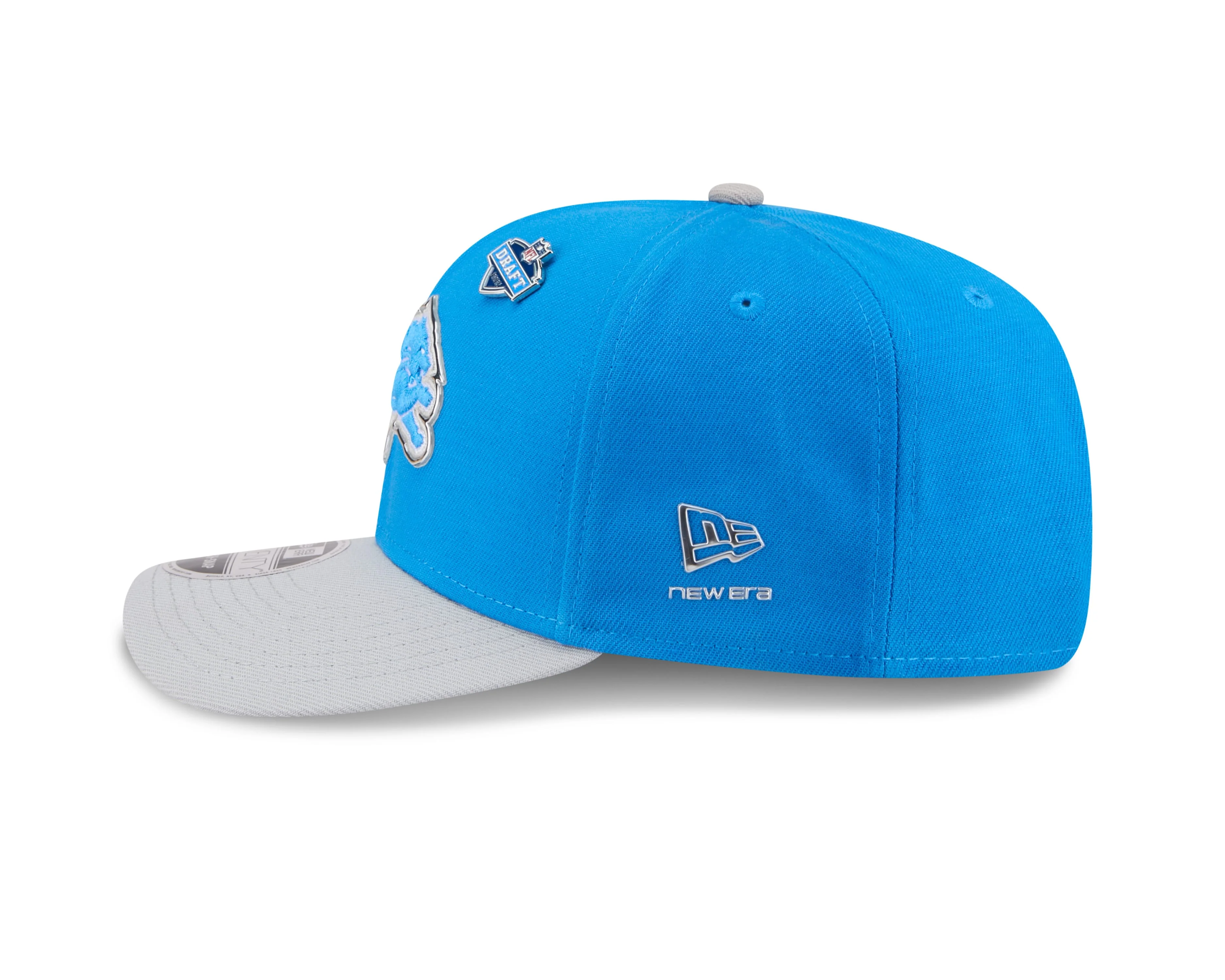 Adult Detroit Lions New Era Team Color 2026 NFL Draft 9SEVENTY Stretch Snap Adjustable Hat - Men's - Image 5