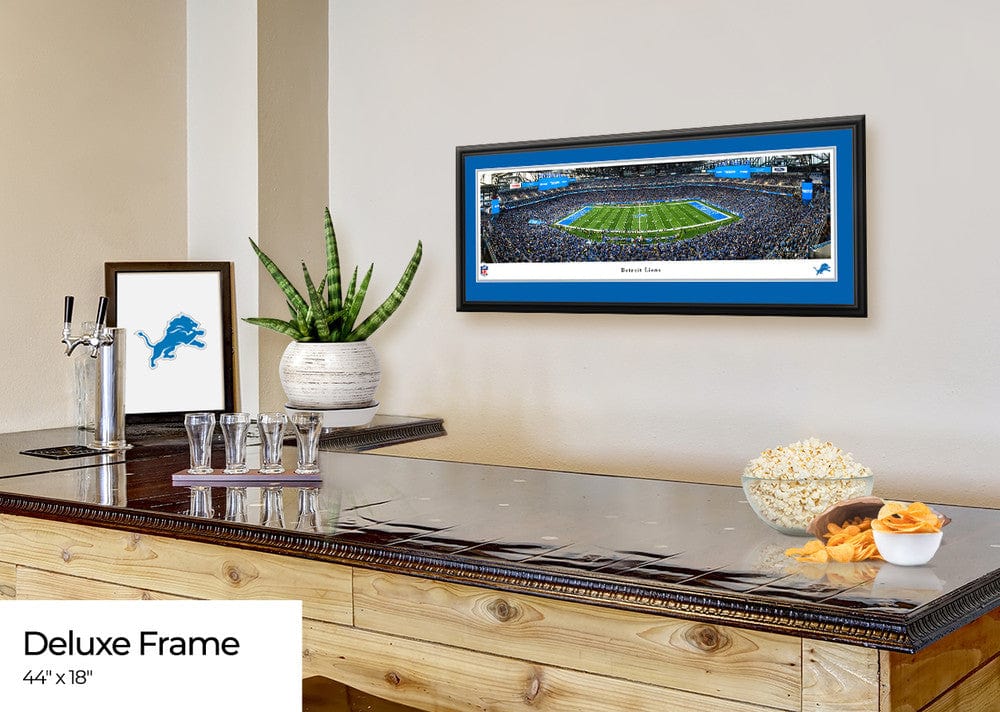 Adult Detroit Lions Panoramic Picture - Ford Field NFL Fan Cave Decor - Unisex - Image 3