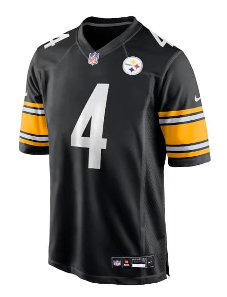 Adult DK Metcalf Pittsburgh Steelers Nike Black Game Jersey - Men's - Image 3
