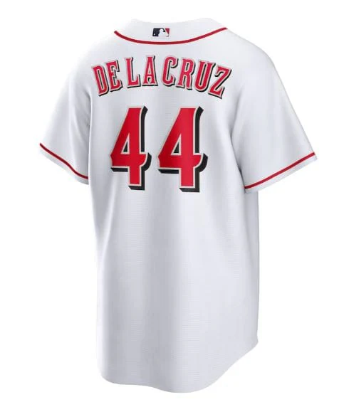 Adult Elly De La Cruz Cincinnati Reds Nike White Replica Player Jersey - Men's - Image 2