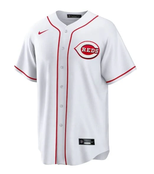 Adult Elly De La Cruz Cincinnati Reds Nike White Replica Player Jersey - Men's - Image 3