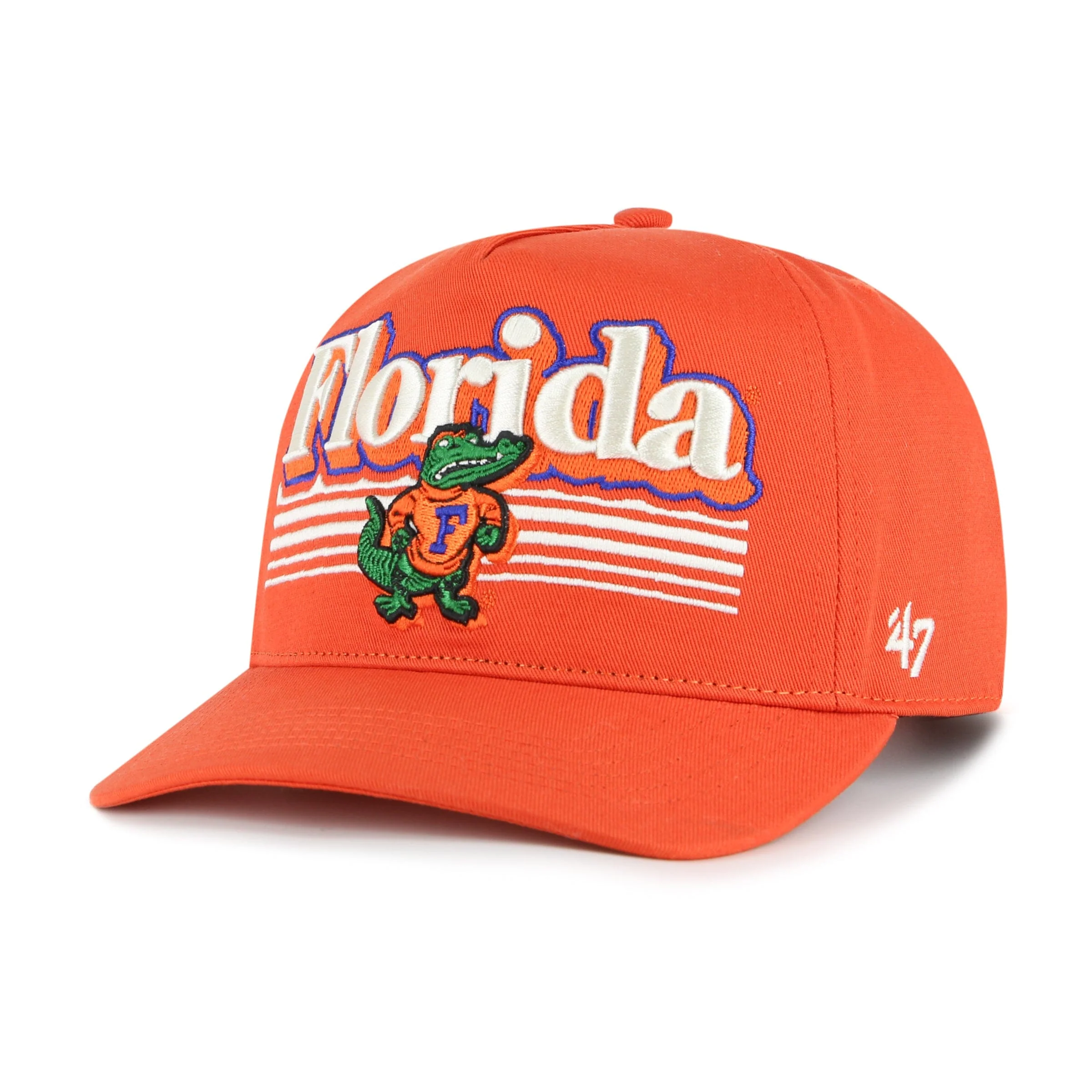 Adult Florida Gators '47 Script Fade Hitch Orange Adjustable Snapback Hat - Men's
