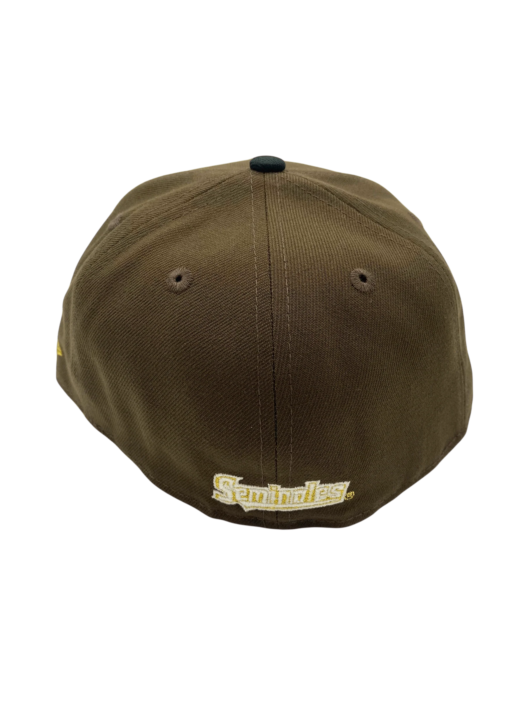 Adult Florida State Seminoles New Era Brown/Black Famous Jameis Custom Side Patch 59FIFTY Fitted Hat - Men's - Image 3