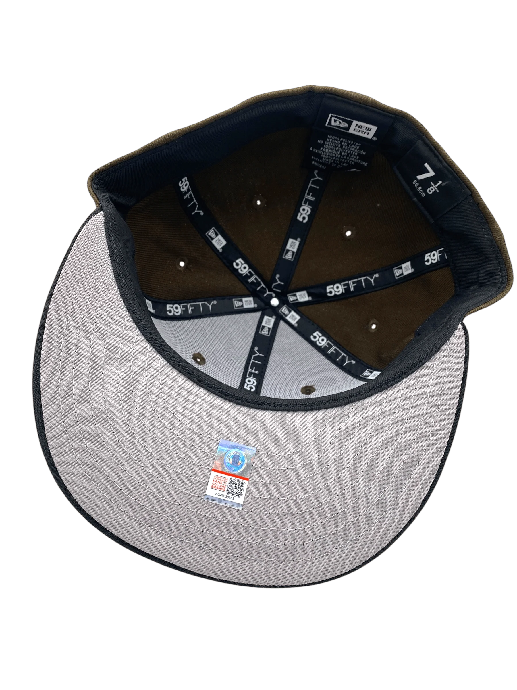 Adult Florida State Seminoles New Era Brown/Black Famous Jameis Custom Side Patch 59FIFTY Fitted Hat - Men's - Image 4
