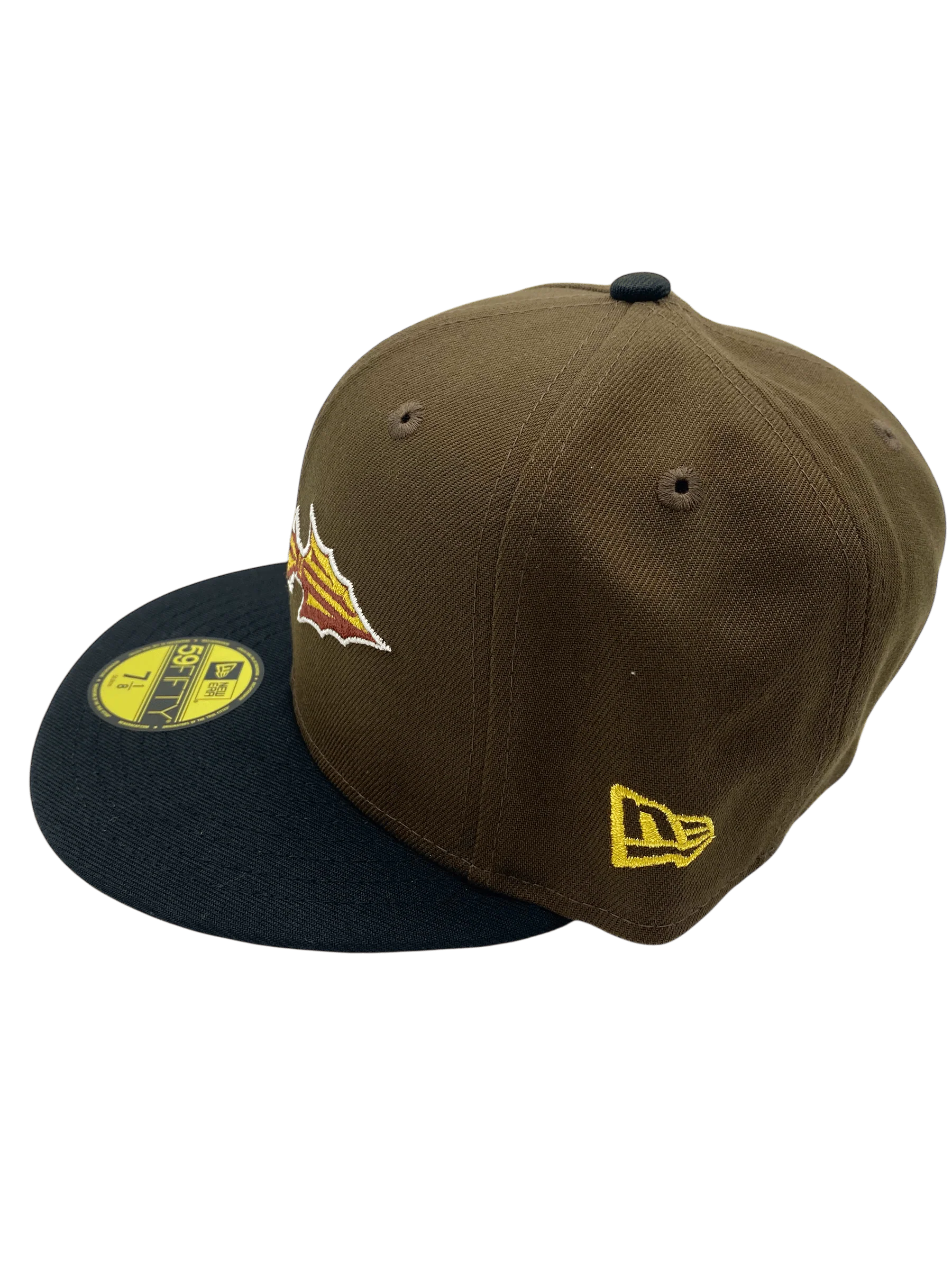 Adult Florida State Seminoles New Era Brown/Black Famous Jameis Custom Side Patch 59FIFTY Fitted Hat - Men's - Image 7