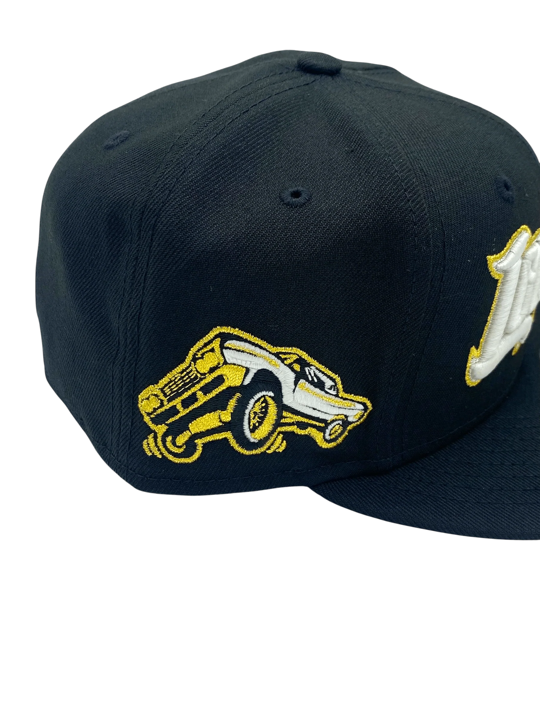 Adult Fresno Grizzlies New Era Black Lowriders Custom Side Patch 59FIFTY Fitted Hat - Men's - Image 2