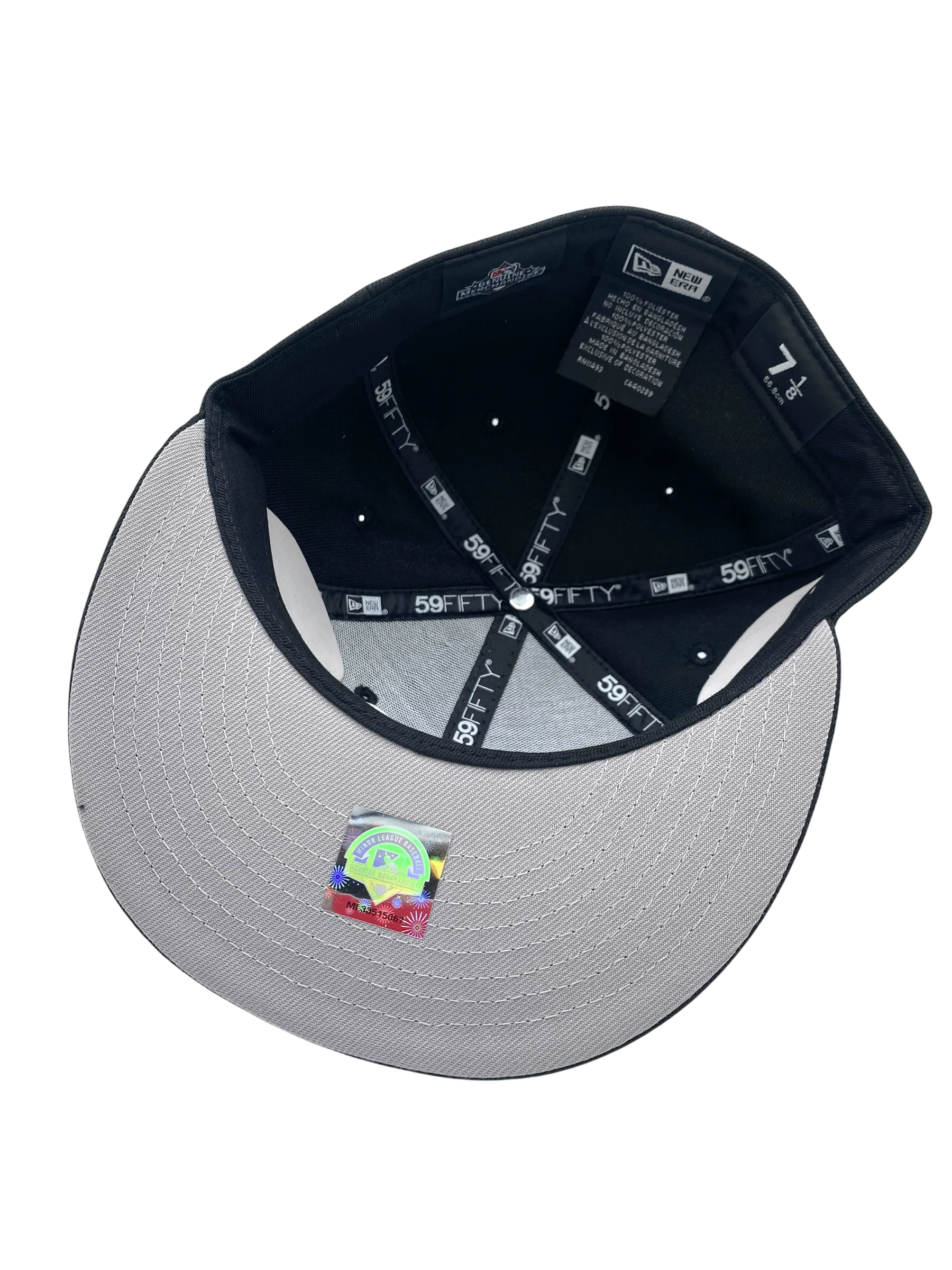 Adult Fresno Grizzlies New Era Black Lowriders Custom Side Patch 59FIFTY Fitted Hat - Men's - Image 3