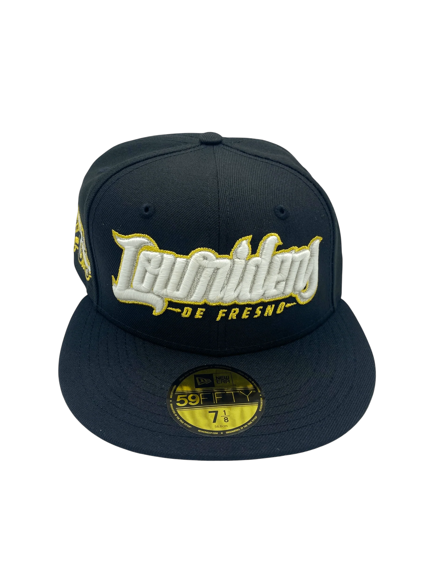 Adult Fresno Grizzlies New Era Black Lowriders Custom Side Patch 59FIFTY Fitted Hat - Men's - Image 4
