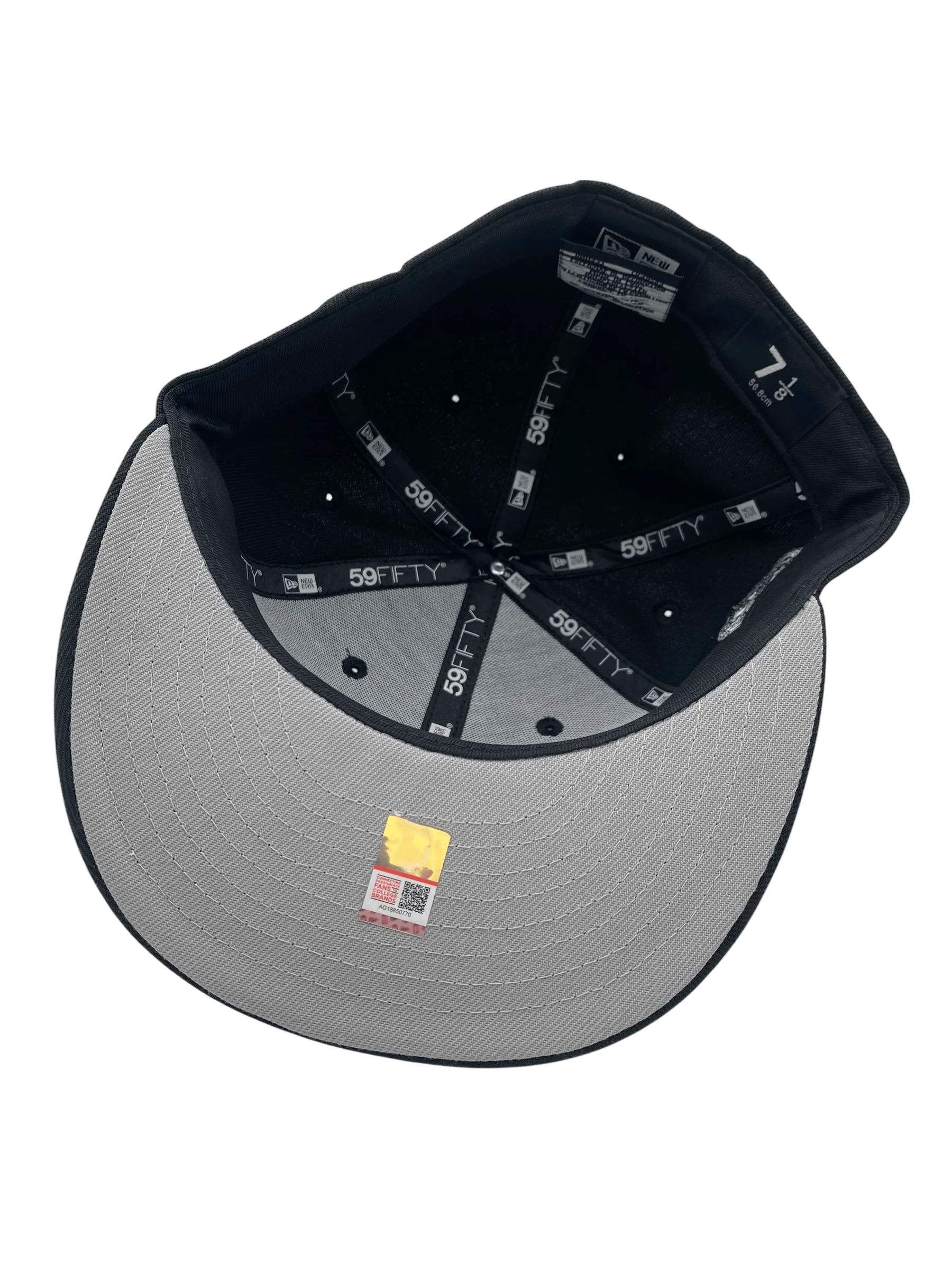 Adult Georgetown Hoyas New Era Black Big G Custom Side Patch 59FIFTY Fitted Hat - Men's - Image 2