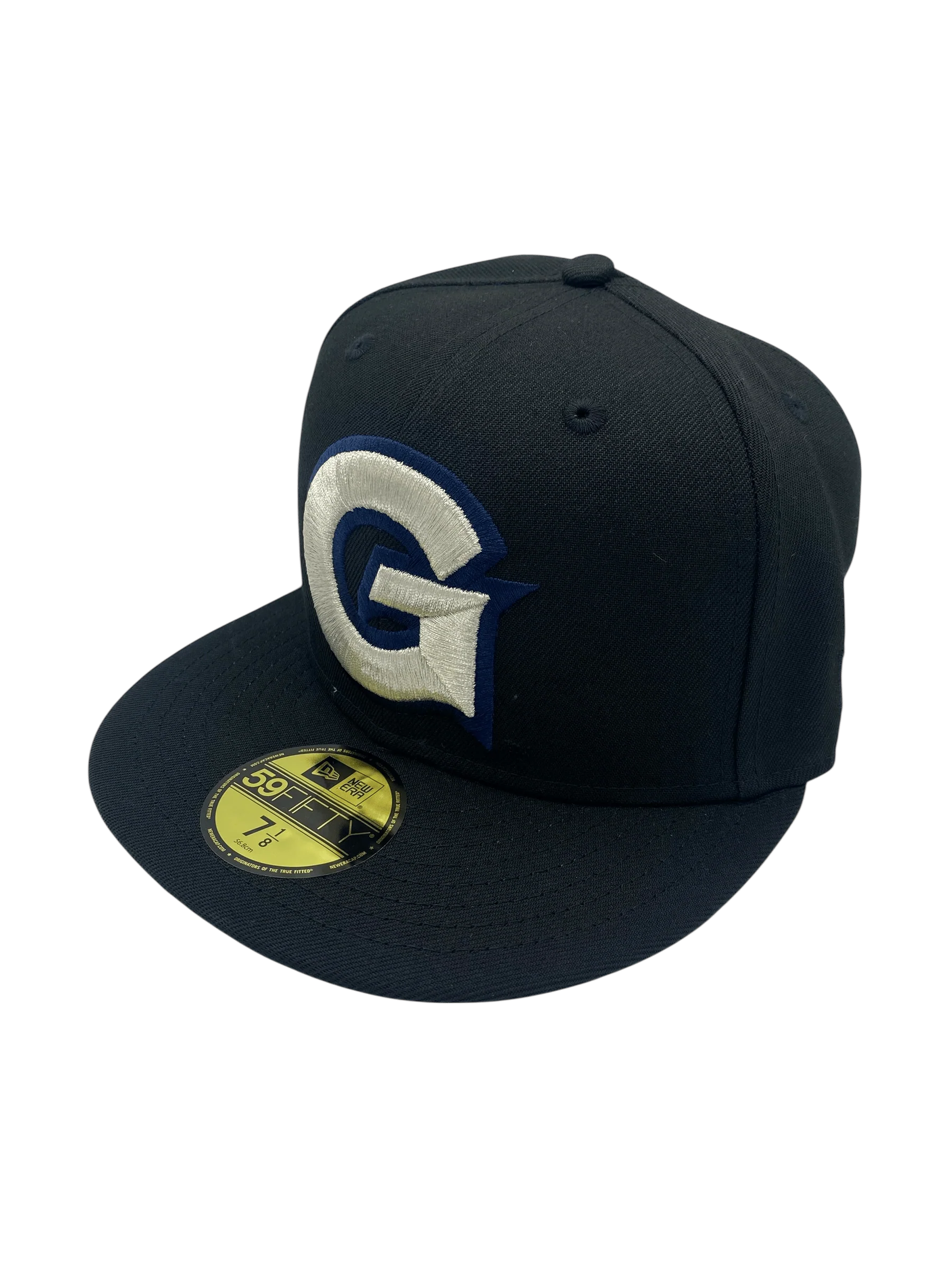Adult Georgetown Hoyas New Era Black Big G Custom Side Patch 59FIFTY Fitted Hat - Men's - Image 5
