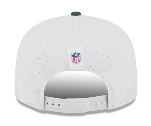 Adult Green Bay Packers New Era 2025 White NFL Training Camp Split Panel 9FIFTY Snapback Hat - Men's - Image 2