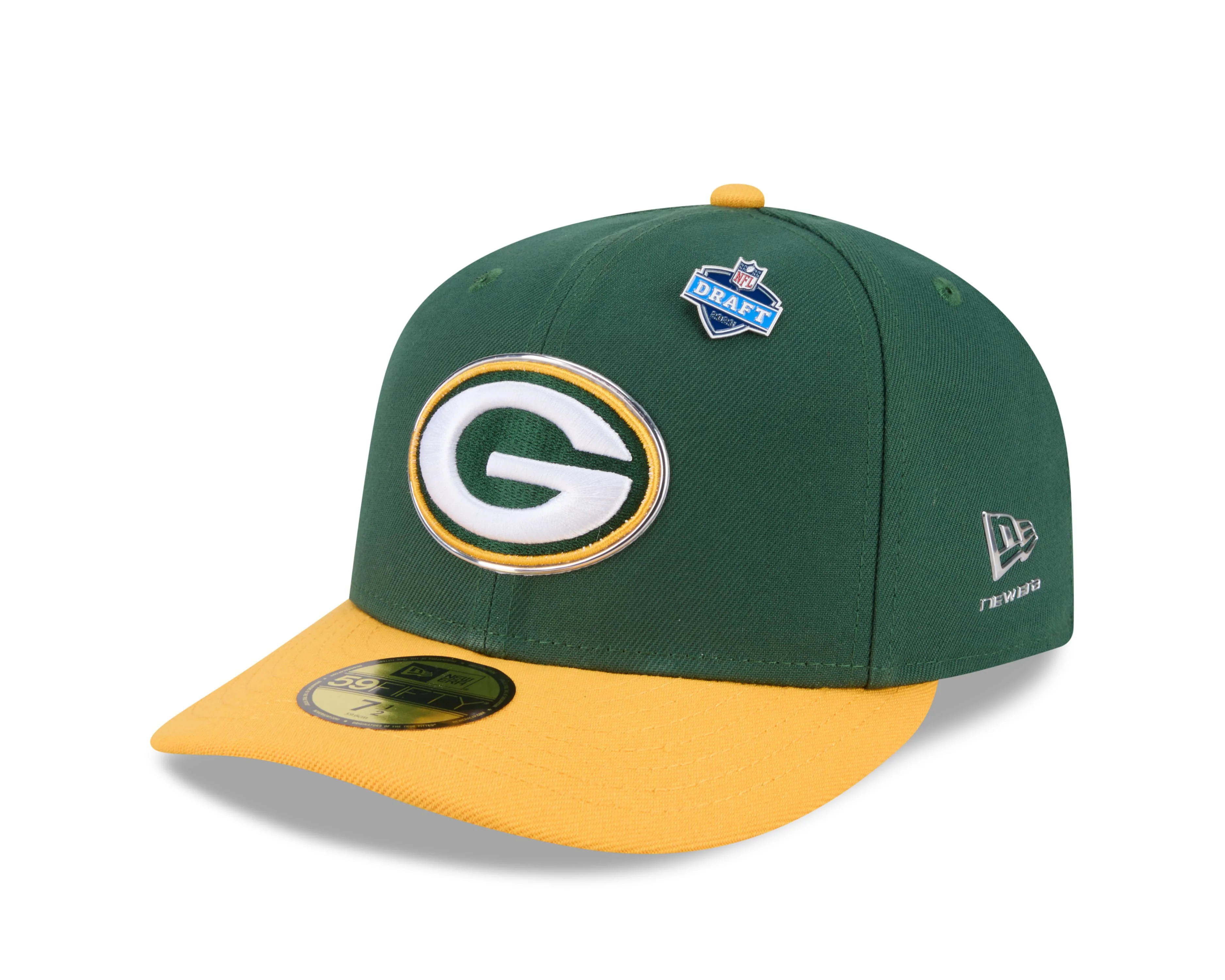 Adult Green Bay Packers New Era Team Color 2026 NFL Draft 59FIFTY Fitted Hat - Men's