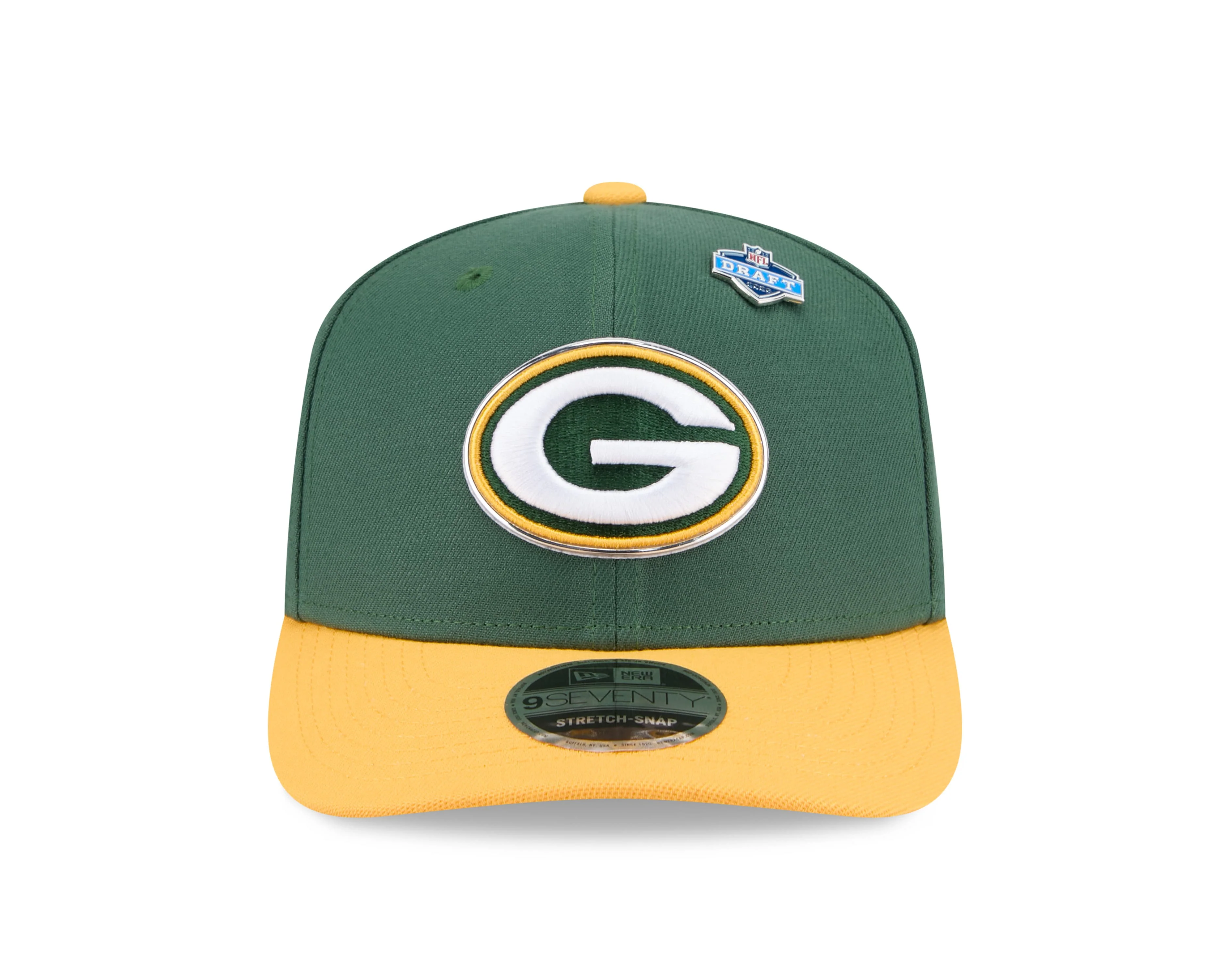 Adult Green Bay Packers New Era Team Color 2026 NFL Draft 9SEVENTY Stretch Snap Adjustable Hat - Men's - Image 3