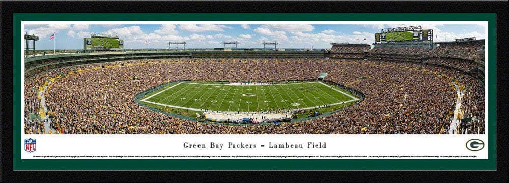 Adult Green Bay Packers Panoramic Picture - Lambeau Field Sideline - Unisex - Image 2