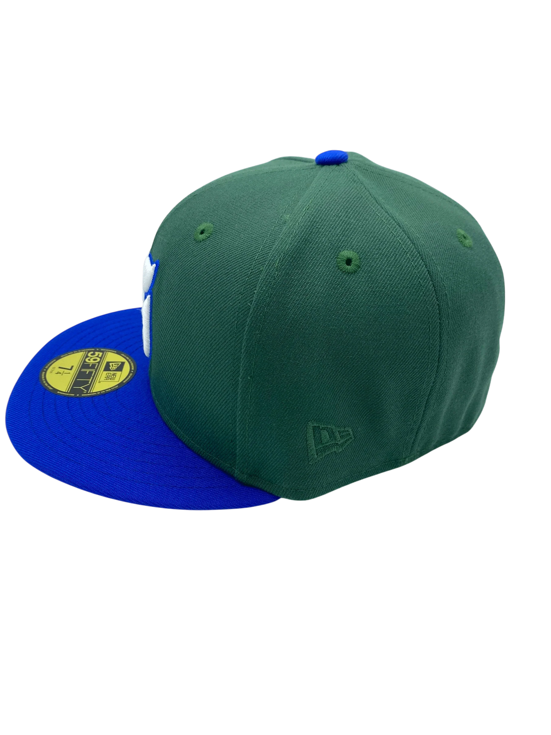 Adult Hartford Whalers New Era Green Pinky Custom Side Patch 59FIFTY Fitted Hat - Men's - Image 6