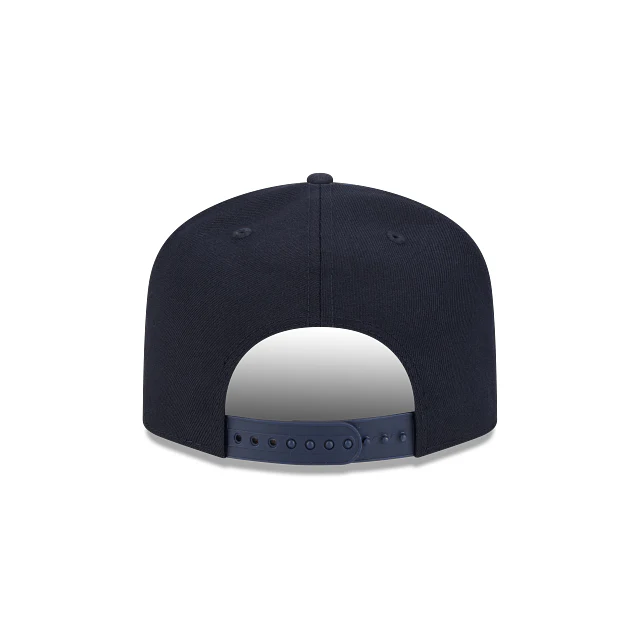 Adult Houston Astros New Era Navy Team Poly A-Frame 9FIFTY Adjustable Snapback Hat - Men's - Image 5