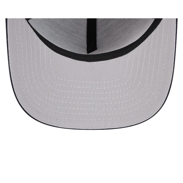 Adult Houston Astros New Era Navy Team Poly A-Frame 9FIFTY Adjustable Snapback Hat - Men's - Image 6