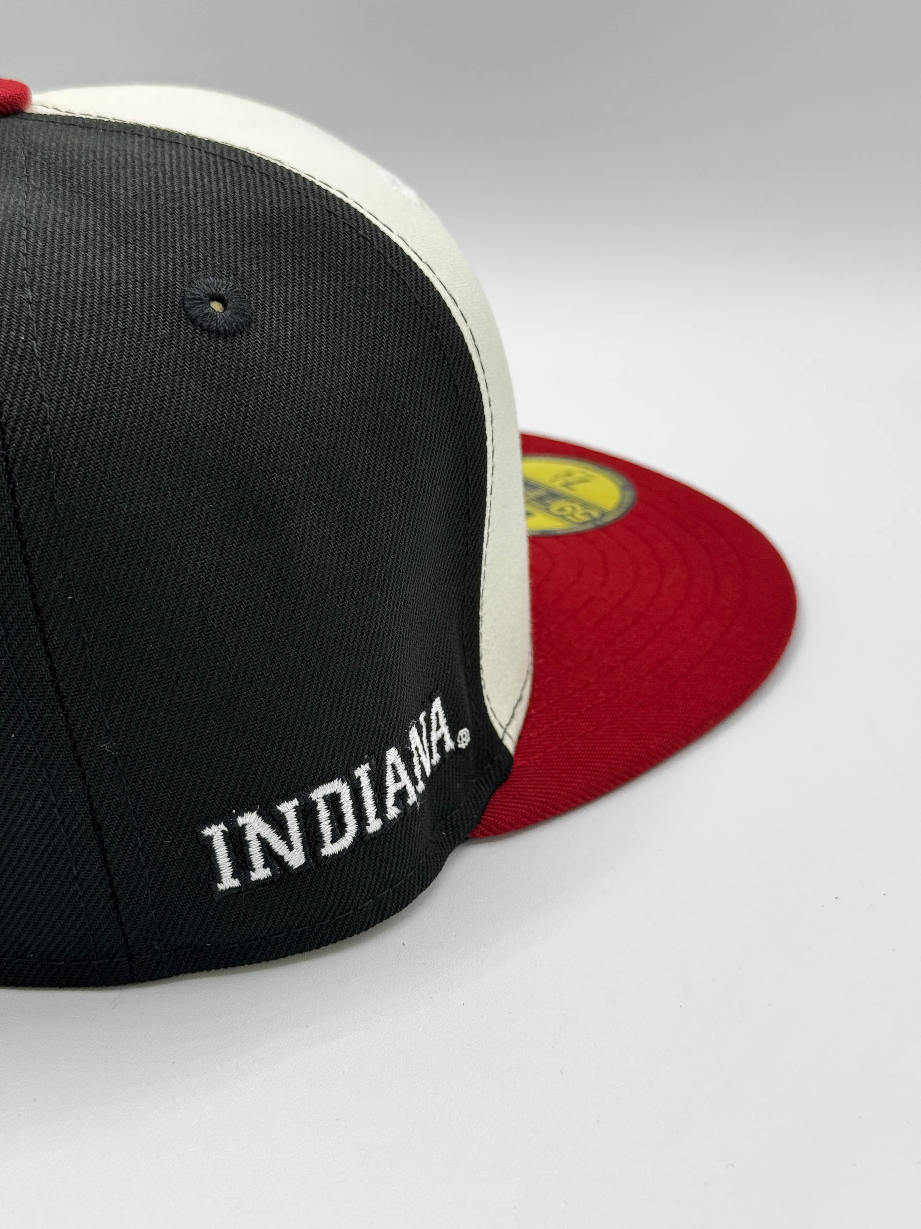 Adult Indiana Hoosiers Chrome New Era NCAA 'Cignetti' Custom 59FIFTY Fitted Hat - Men's - Image 3