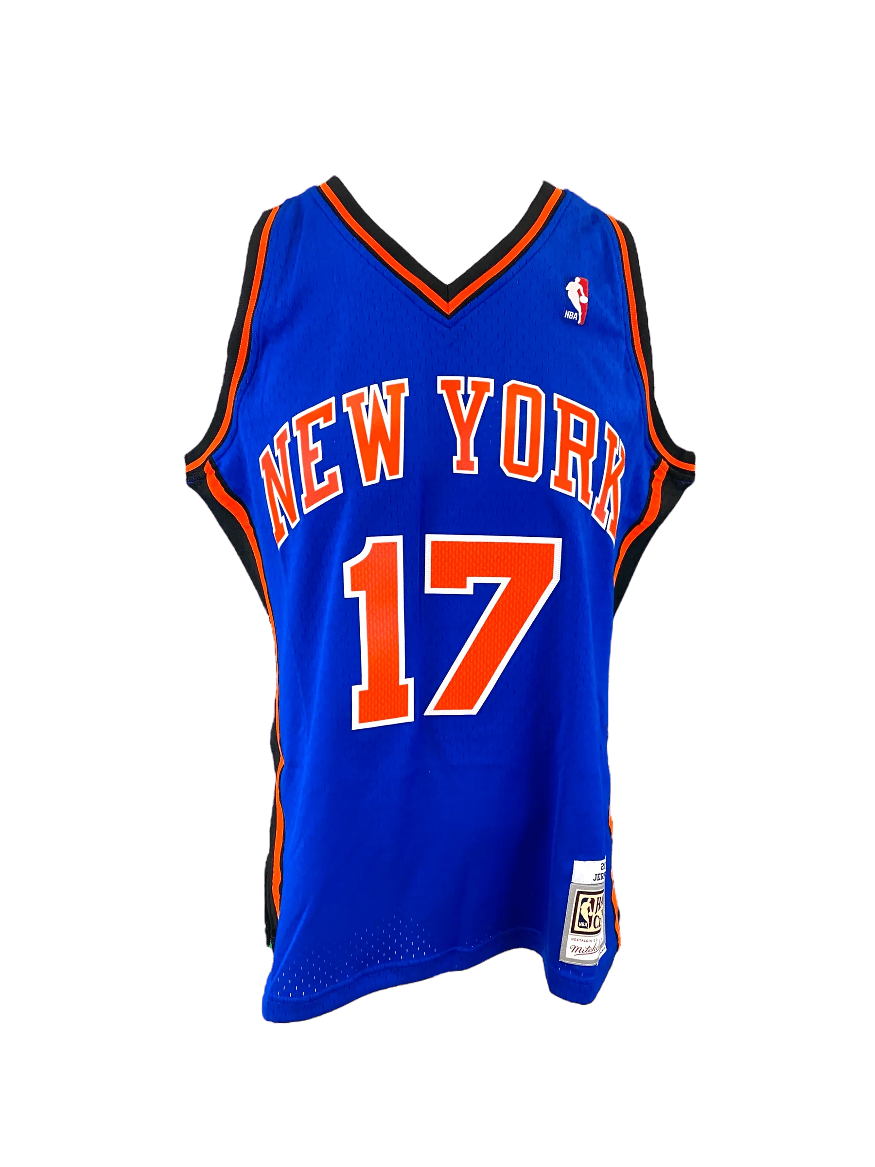 Adult Jeremy Lin New York Knicks Mitchell & Ness Blue 2011 Throwback Swingman Jersey - Men's - Image 2