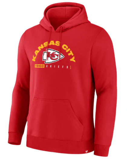 Adult Kansas City Chiefs Fanatics Red Delay of Game Legacy Hooded Sweatshirt - Men's