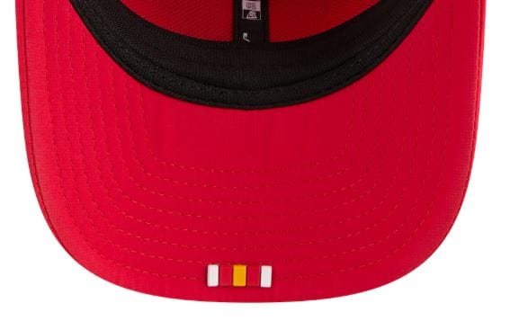 Adult Kansas City Chiefs New Era Red 2025 NFL Sideline 9SEVENTY Adjustable Trucker Hat - Men's - Image 3